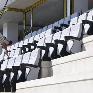 Soft chairs for sports grandstands