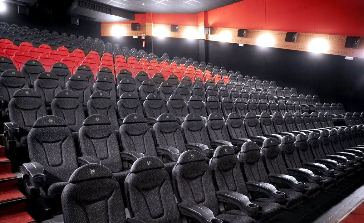 Modern seats for cinema